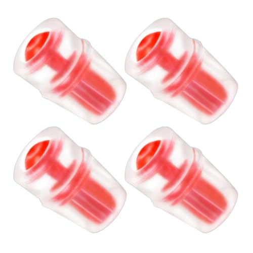 Silicone Bite Valve Replacement Nozzles - 4-Pack Red for Osprey Hydration Bladders