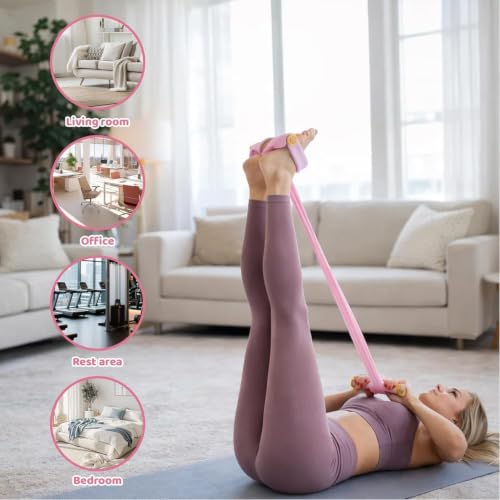 8 Tube Resistance Band with Handles for Strength Training - Blue
