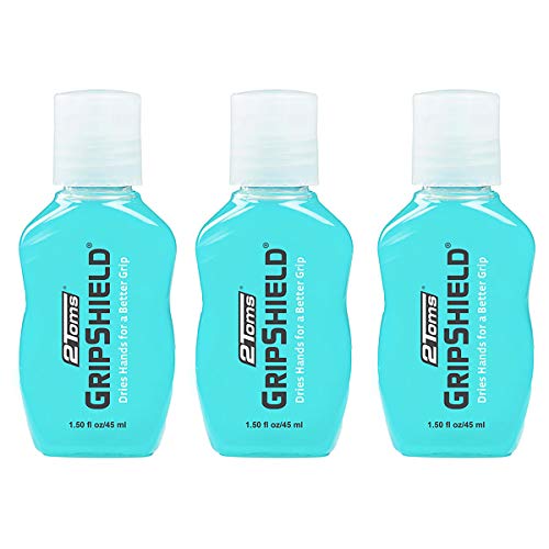 2Toms GripShield Non-Sticky Grip Enhancer 1.5oz Pack of 3 for Sweaty Hands