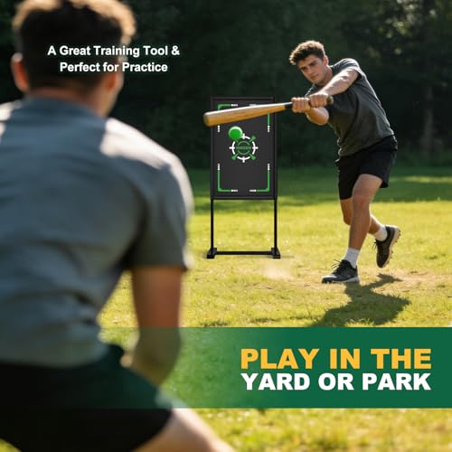 Hikeen Steel Baseball Strike Zone Target for Wiffle & Blitzball Practice