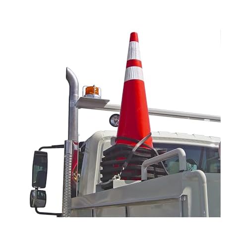 Buyers Products TCH10H Traffic Cone Holder for Truck, With Pre-Drilled Mounting Plate For Easy Installation On Any Flat Surface, Corrosion Resistant Black Powdercoat