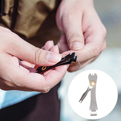 3 PCS Fishing Knot Tying Tool Set with Line Cutter - Durable & Portable