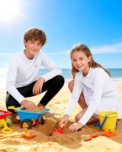 Boys Long Sleeve UV Protection Swim Shirt, 1 or 2 Pack