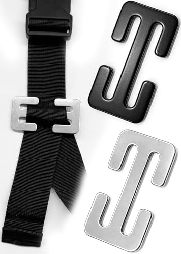 Stainless Steel E-Clips Strap Buckle for Backpacks & Gear - Style 2