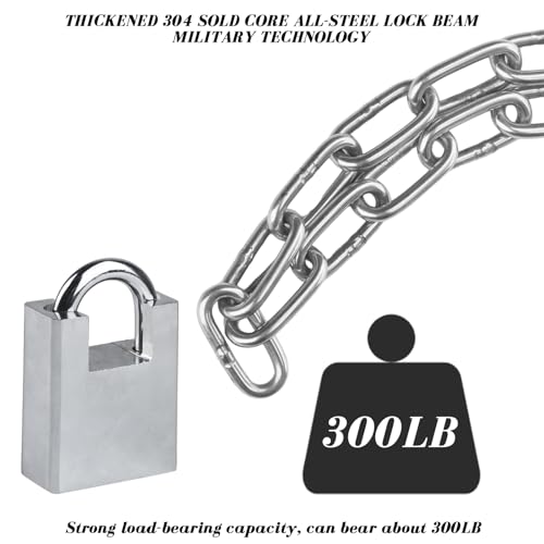 Premium 80cm Bike Chain Lock - Heavy-Duty Safety Security Lock