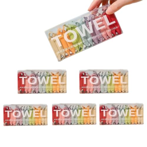 70Pcs Compressed Towels - Portable Face Wash Cloths for Travel