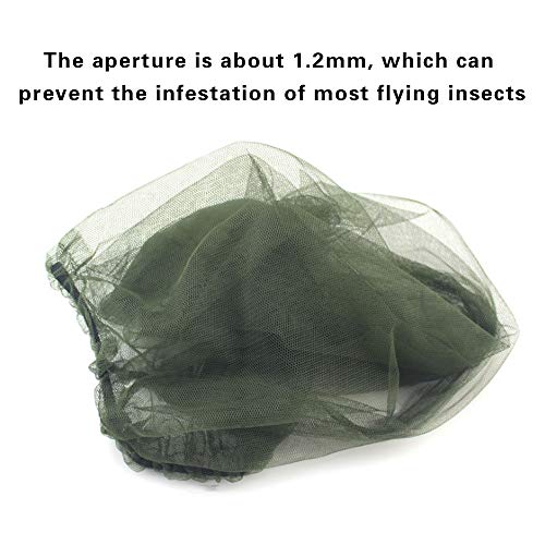 3-Piece Mosquito Head Net Set - Fine Mesh Bug Protection