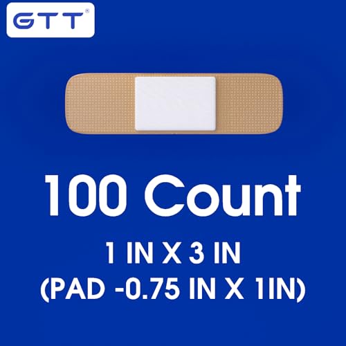100 Count Waterproof Adhesive Bandages - Assorted Sizes
