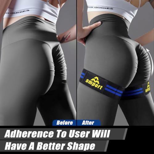 Amport Occlusion Bands 4-Pack: 2" Arm & 3" Leg BFR Straps with Quick-Release Buckle