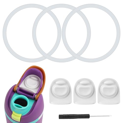 Replacement Stoppers & Sealing Rings for Owala FreeSip - White