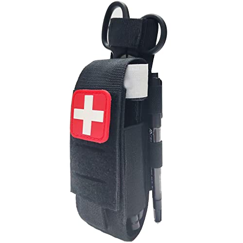 GZWER Tactical Tourniquet Pouch with Shears & Pen - Back Set