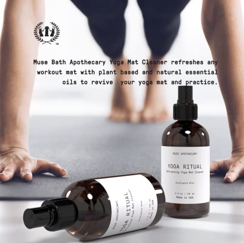 Yoga Mat Cleaner - Eucalyptus Mint, 4 oz - Aromatic & Refreshing