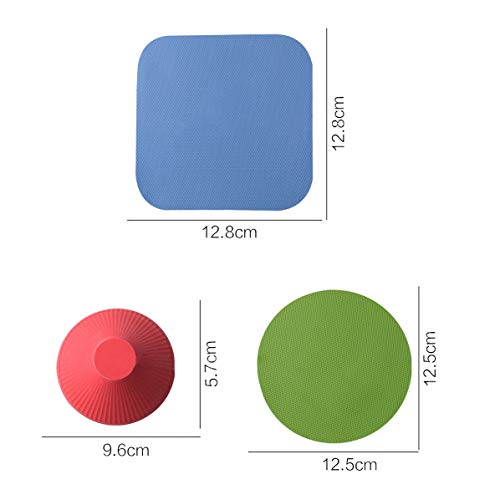 Multi-Purpose Rubber Jar Gripper Set - 9 Pieces Non-Slip Openers