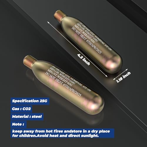24G CO₂ Cartridge for Inflatable Life Jackets - 2 Pack