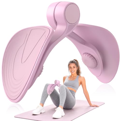 Pelvic Floor Muscle Trainer - 35lb Inner Thigh Hip Trainer - Pink