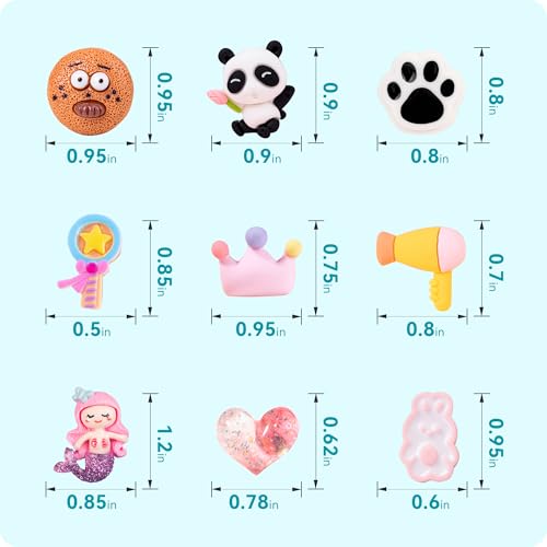 3D Stickers Pack - 20 Mermaids Cleaning Designs for Owala Stanley Cup