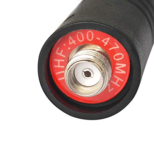2-Pack SMA Female Antenna for UHF 400-470MHz Walkie Talkies