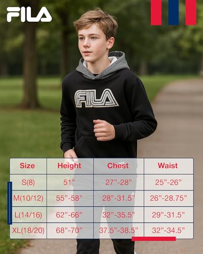 Boys Fleece Athletic Joggers - Lightweight Performance Pants - Light Grey Heather
