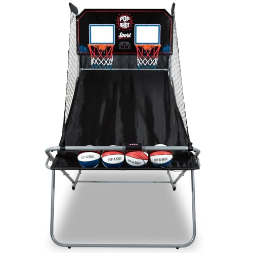 Dual Shot Sport Arcade Basketball Game - Black and Blue