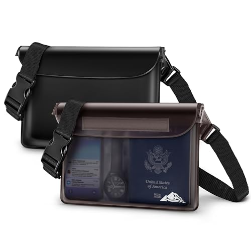 Waterproof Fanny Pack Pouch - 2-Pack Dry Bag for Phones & Valuables