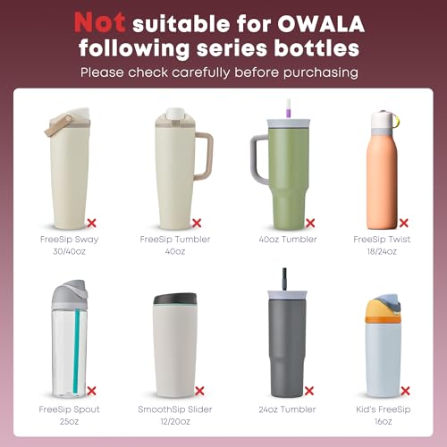 Silicone Protector Boot for Owala 24oz - Black Cherry