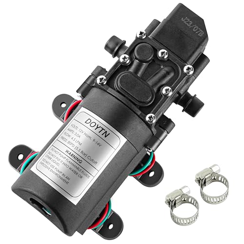 Doytn 12V Diaphragm Water Pump - 1.2 GPM, 80 PSI, Self-Priming, Variant 1
