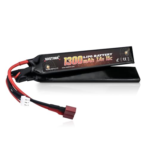 7.4V 1300mAh Lipo Airsoft Battery with Deans-T Connector