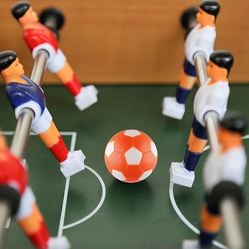 16 Pack 32mm Multicolor Foosball Balls for Table Soccer Replacement - Durable Plastic