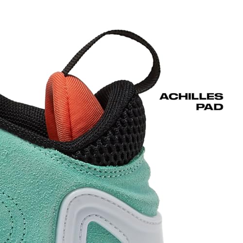 AND1 Scope Basketball Shoes for Boys and Girls, 6 Big Kid, Teal/Black
