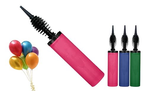 Dual-Action Balloon Hand Pump - Portable Air Inflator for Latex & Foil - Wine
