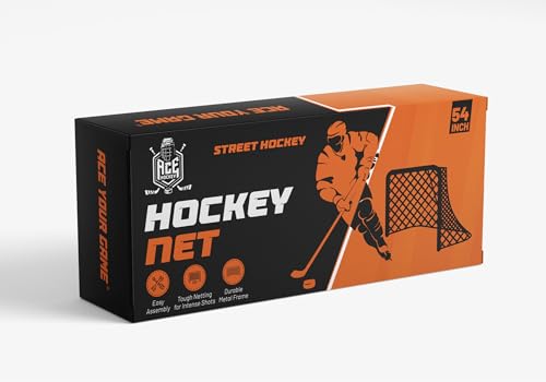 54" x 44" Street Hockey Goal - Lightweight Steel Frame Net