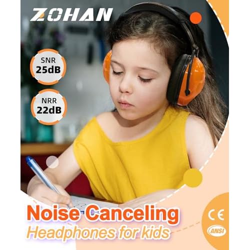 ZOHAN 030 Kids Noise Cancelling Headphones for Autism Kids Ear Protection