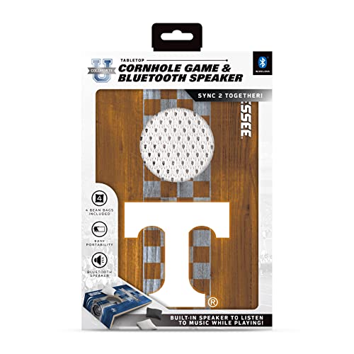 Tabletop Cornhole Game with Bluetooth Speaker - Tennessee Volunteers