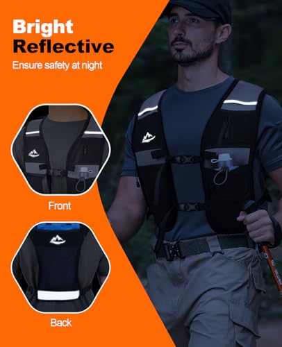 Running Vest for Women Men, Lightweight Breathable Hydration with