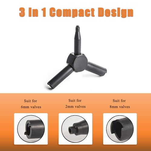 Valve Key for Airsoft - Triangle Wrench Tool - Black