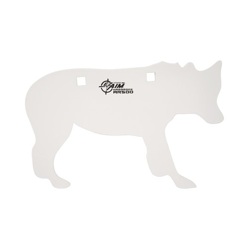 Allen Company EZ Aim AR500 Coyote Steel Shooting Gong Target, 6 lbs., White