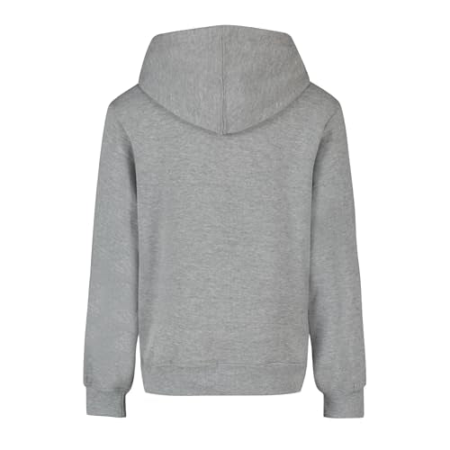 Messi Boys' Heather Grey Long Sleeve Hoodie Sweatshirt, Size S8-XL18