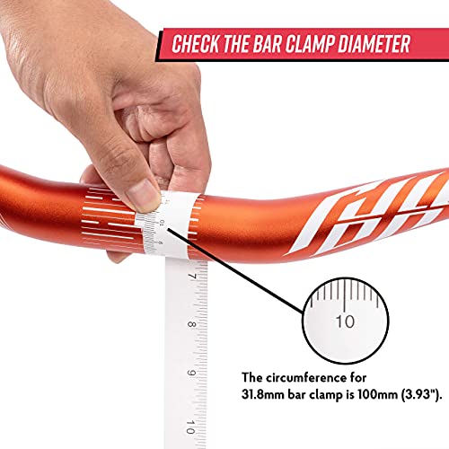 Funn Full On Riser Handlebar 31.8mm Clamp, 785mm Wide, 30mm Rise, Black