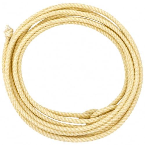 Kids Cowboy Lasso Rope 25ft Waxed Nylon with Genuine Honda Knot - Safe Play