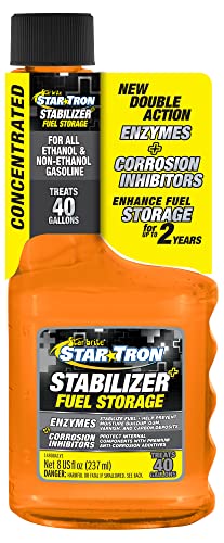 Star Tron Stabilizer+ Fuel Stabilizer & Corrosion Protection 8oz Treats 40 Gallons