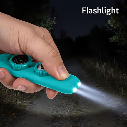 Jetfree Emergency Survival Whistle with Compass & Thermometer for Outdoor Safety