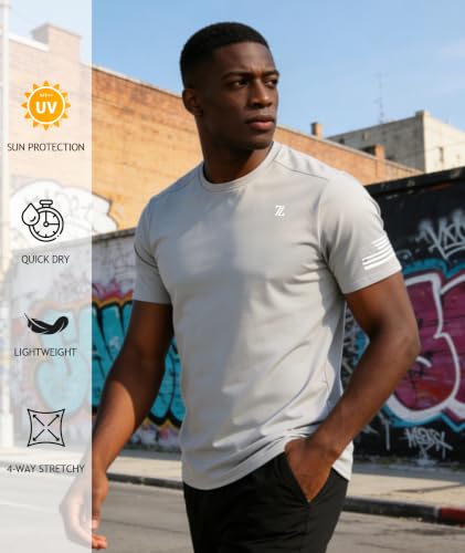 Men's UPF 50+ Rash Guard Swim Shirt - Fast Dry Athletic Tee