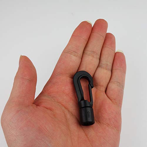 20 Pack Kayak Bungee Shock Cord Hooks - 3/16 Inch