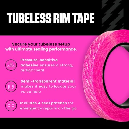 Tubeless Rim Tape 25mm - Durable Adhesive Bike Tire Liner