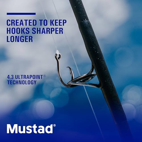 Mustad Demon Perfect Inline Circle Hook 39954NP Size 1/0 Black Nickel Pack of 25