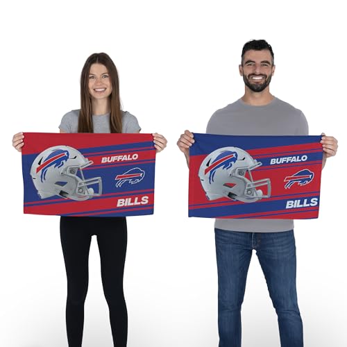 NFL Buffalo Bills 2-Pack Fan Towel Set - Team Colors, 25" x 16"