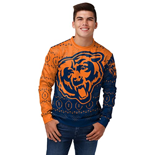 Men's NFL Chicago Bears Lightweight Holiday Sweater - Large
