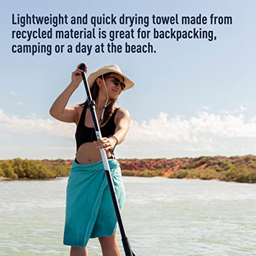 Sea to Summit Drylite Small Towel - Sage Green Lightweight Travel & Camping Microfiber
