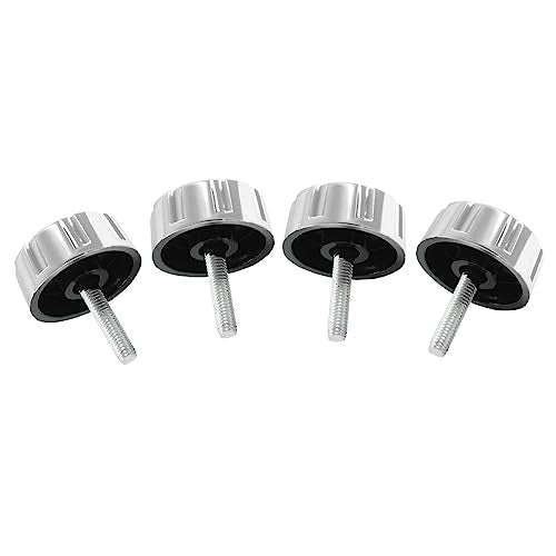 Fishing Reel Handle Screw Caps - 5Pcs Silver Fishing Knobs