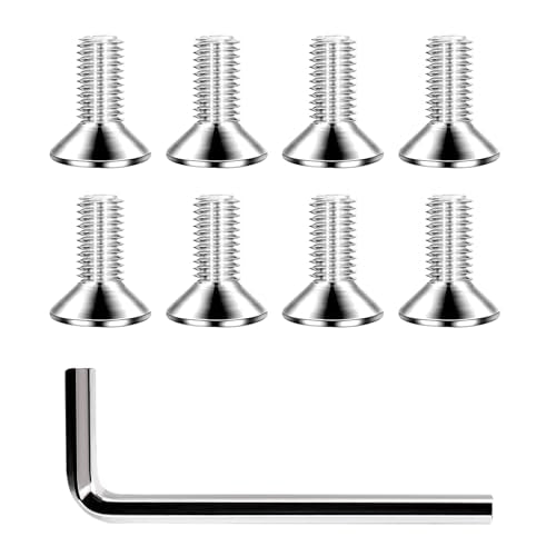 Replacement Screws for Cycling Cleats - Delta & SPD Compatible - 8 Pcs
